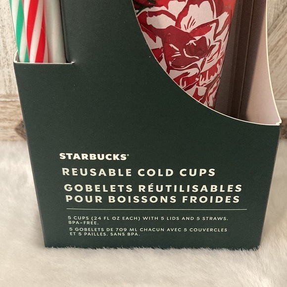 Starbucks 2022 Holiday Reusable Cold Cups - Picture 4 of 8